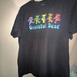 Grateful Dead Dancing Bears t-shirt in black mens size large